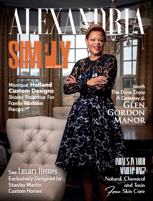 Monique Holland on the Cover of Alexandria Today