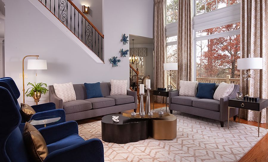 The size of your living room and the seating arrangement dictate the dimensions of your coffee table.