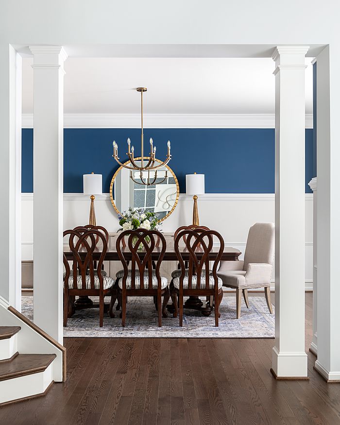 A Transitional Dining Room